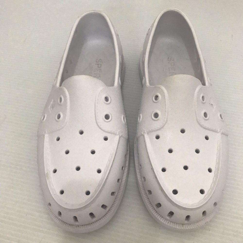Sperry Authentic Original Float Boat Shoe White Size 8M